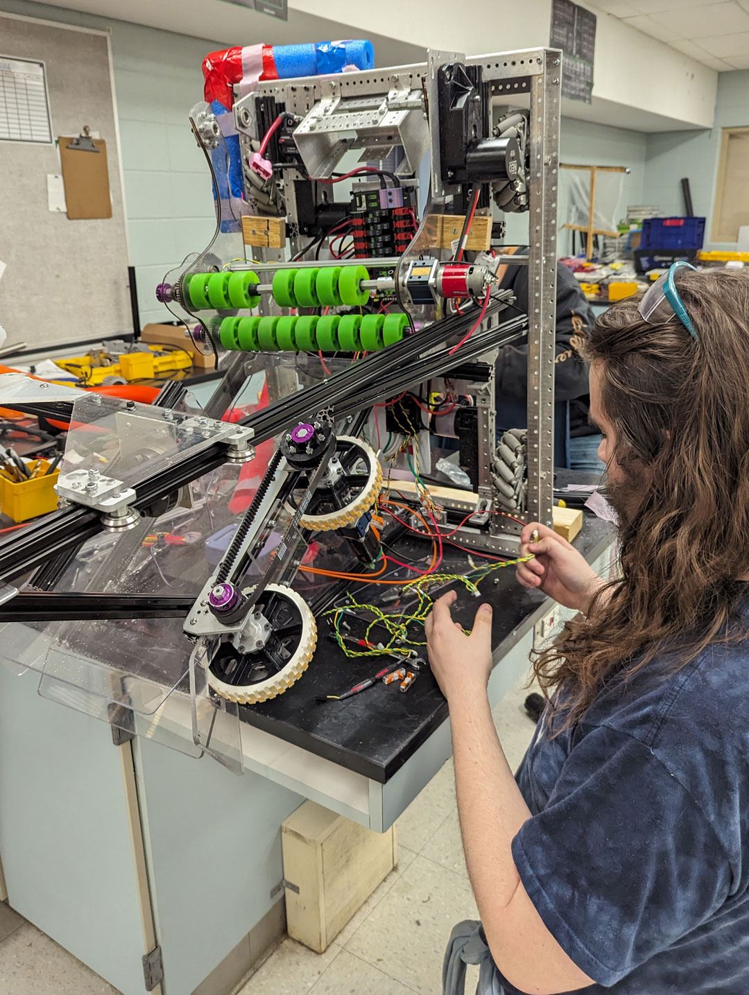 Working on the Robot